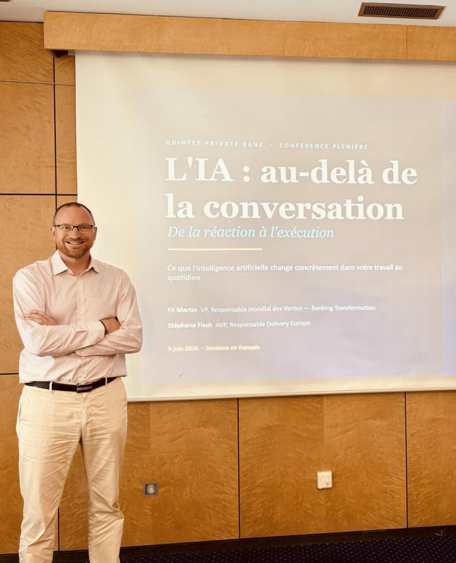 Conférence: Qu’est-ce que l’IA va changer vraiment dans mon travail quotidien chez Quintet ? (feedback & photos)